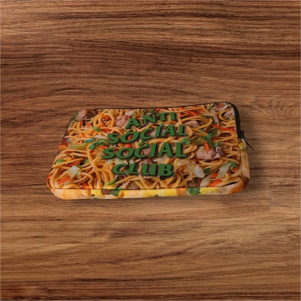 Rare Anti Social Social Club Noodle Graphic Labtop Case